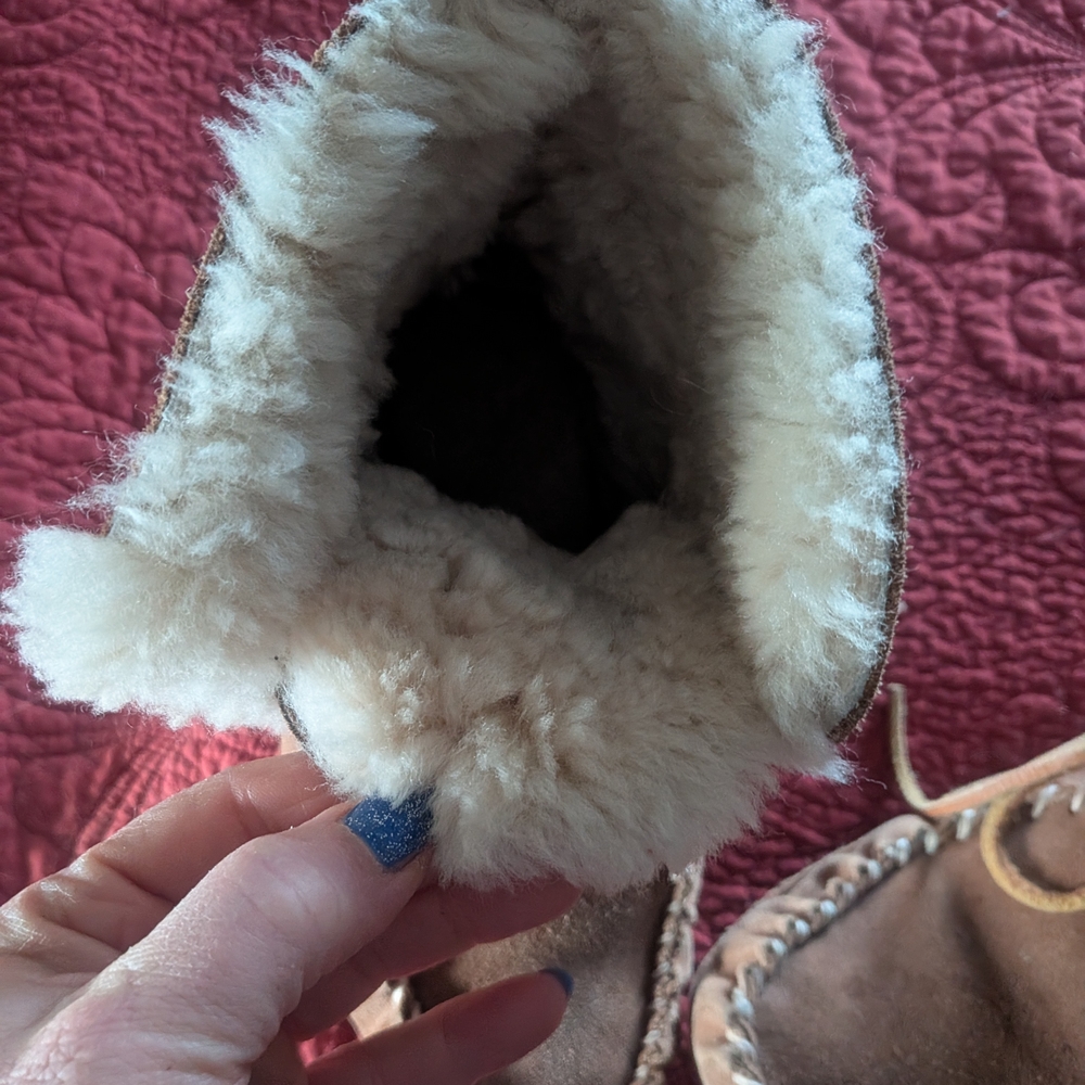 Acorn Moccasin Slippers - Picture 4 of 9